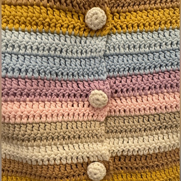 Lovers and Friends (@Revolve) Mini Skirt - Small - Horizon pastel stripe - Picture 6 of 9